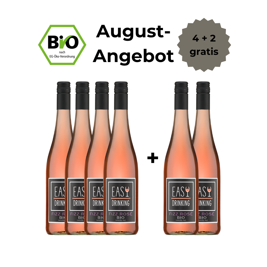 FIZZ ROSÉ - BIO - 4 + 2 Angebot