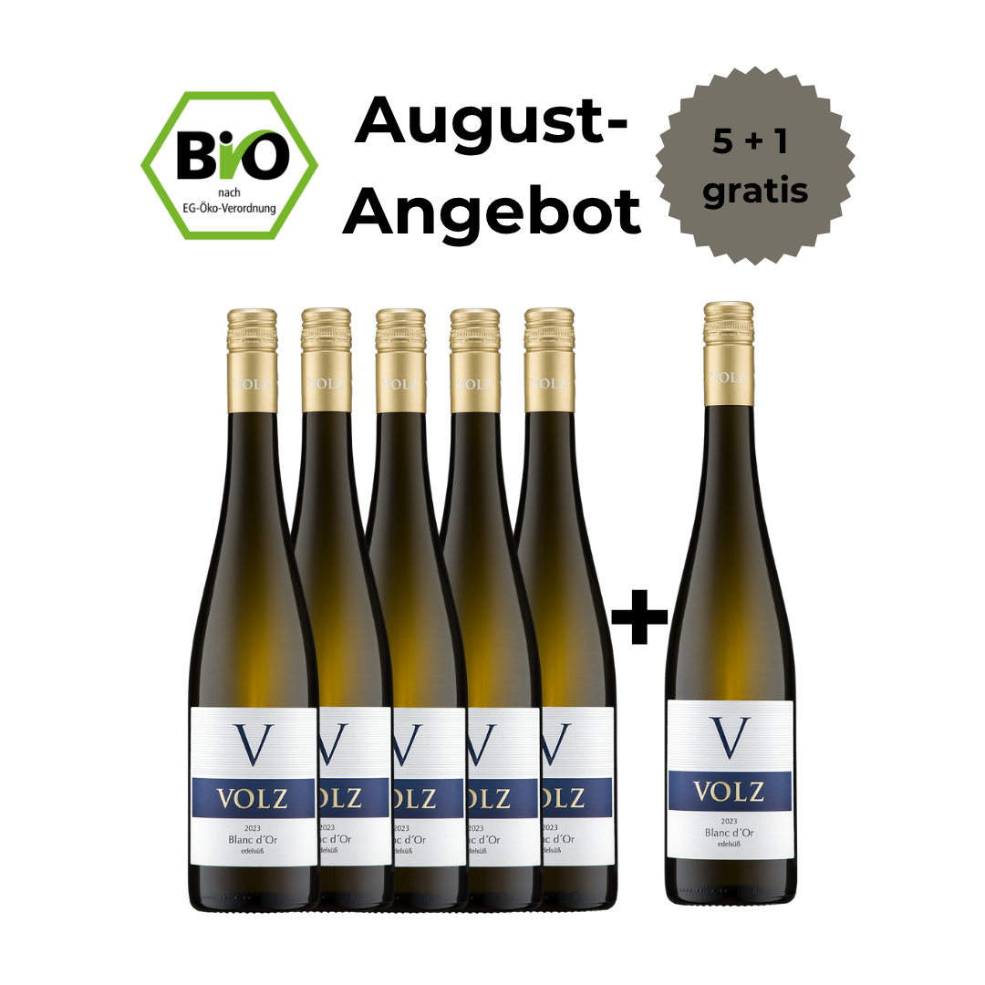 2025 Blanc d'Or - edelsüß - BIO - 5 + 1 Angebot
