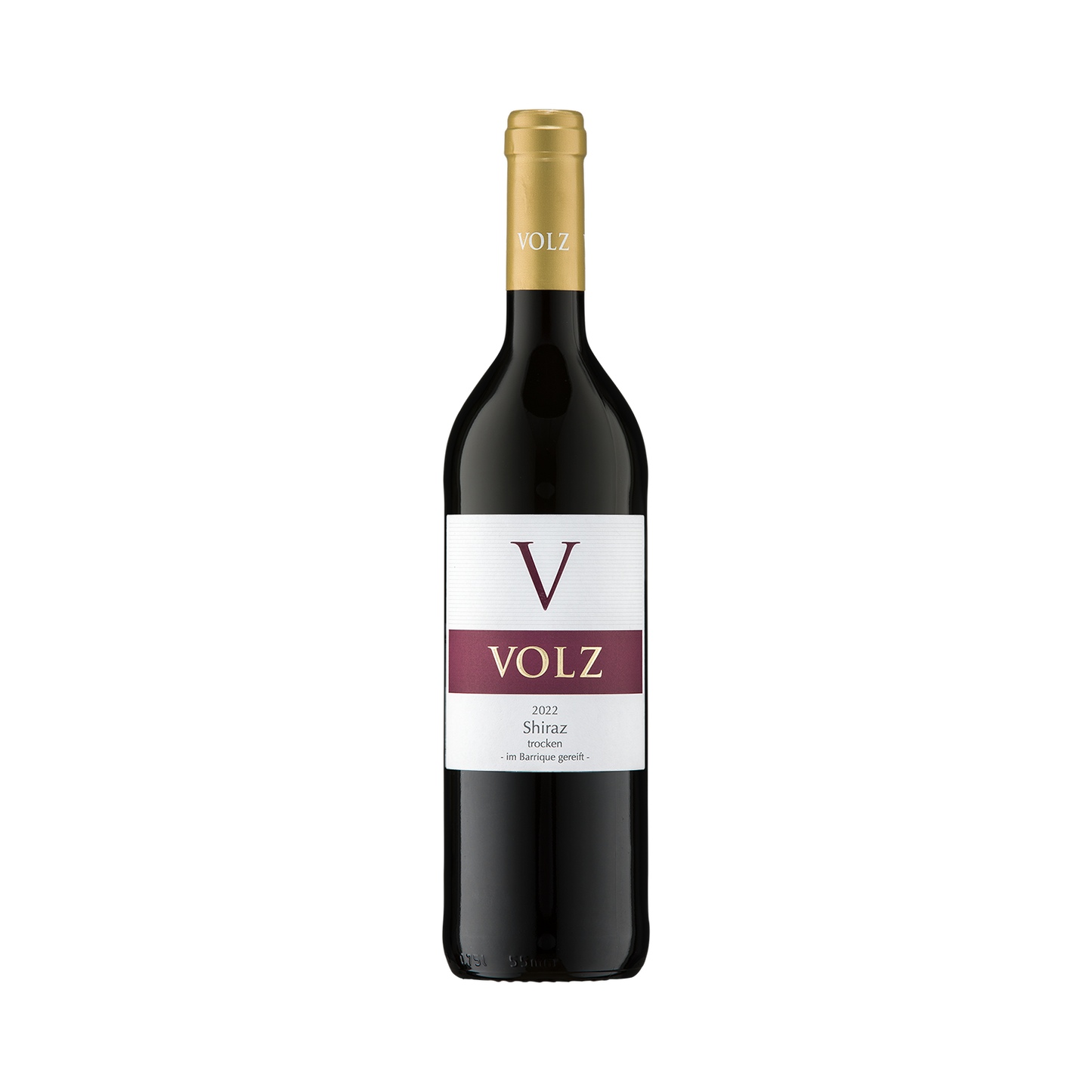 Shiraz Rotwein Barrique Pfalz Volz Essingen Bio