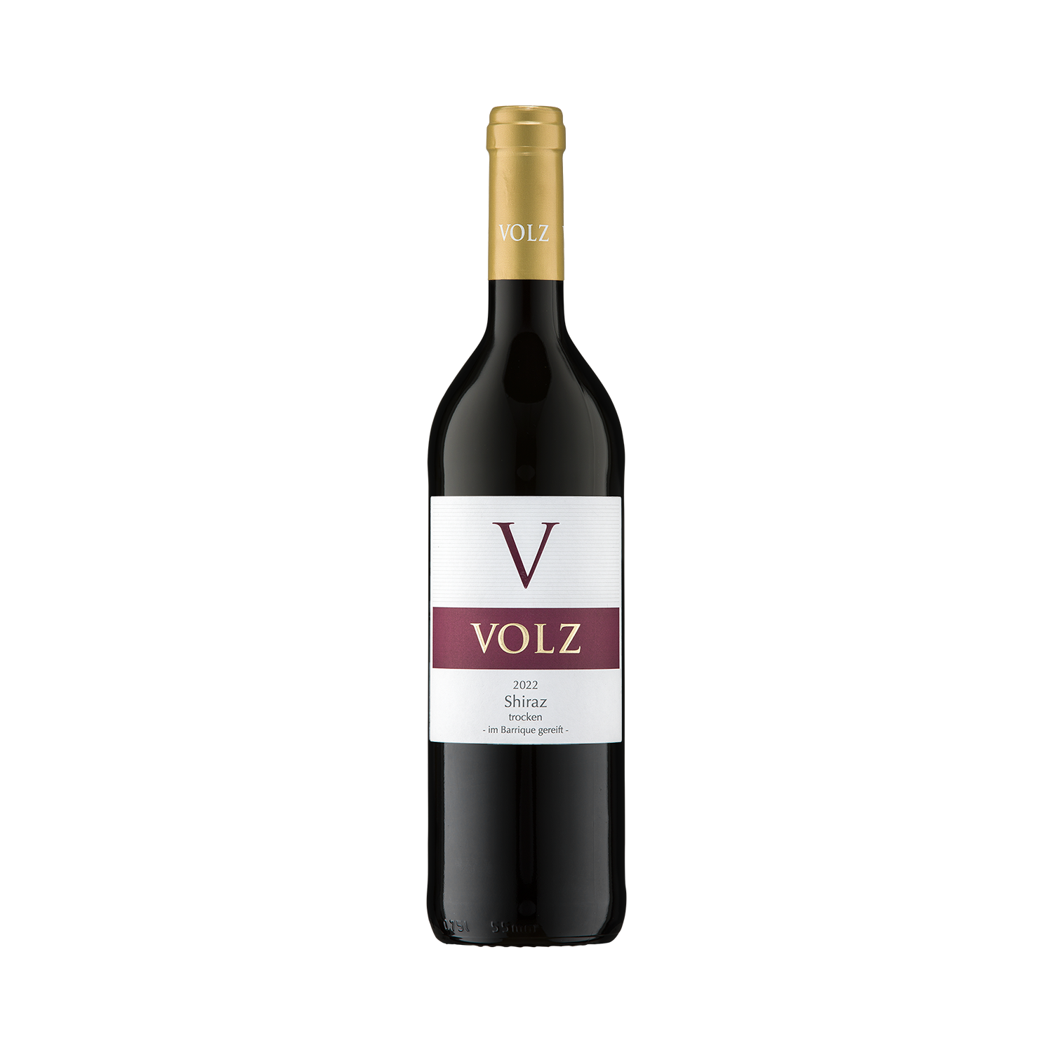 Shiraz Rotwein Barrique Pfalz Volz Essingen Bio