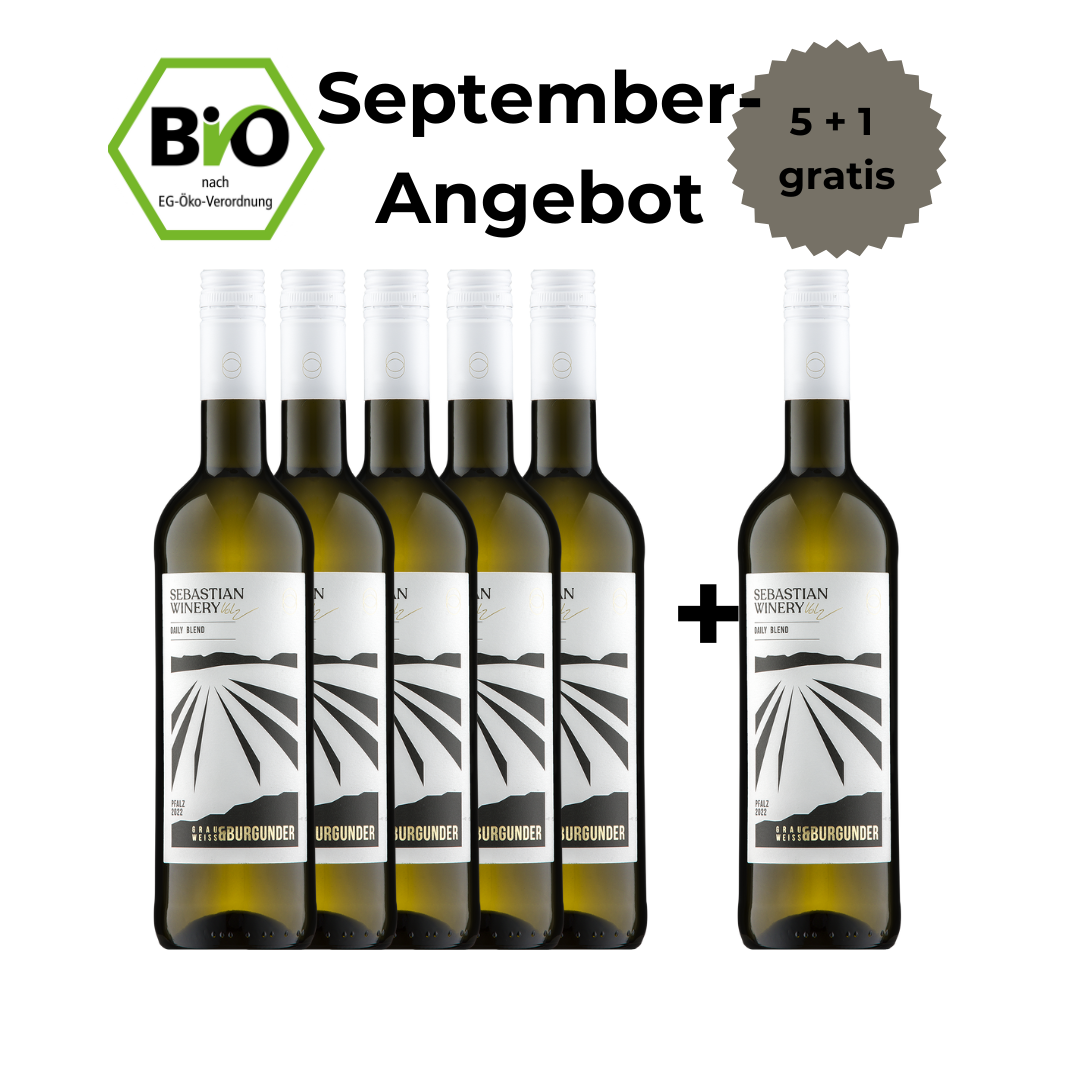 Grau- und Weißburgunder - trocken - 5+1 Angebot