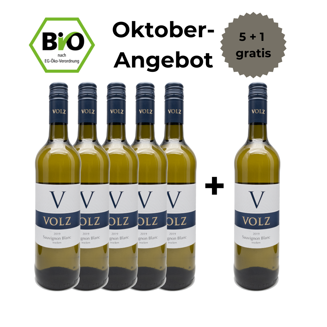 Sauvignon Blanc - trocken - 5+1 Angebot