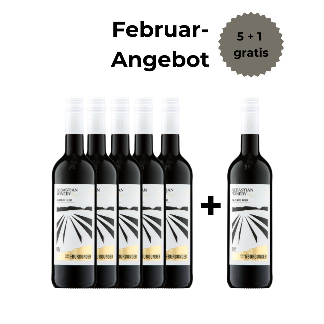 Früh- und Spätbrugunder - trocken - 5+1 Angebot