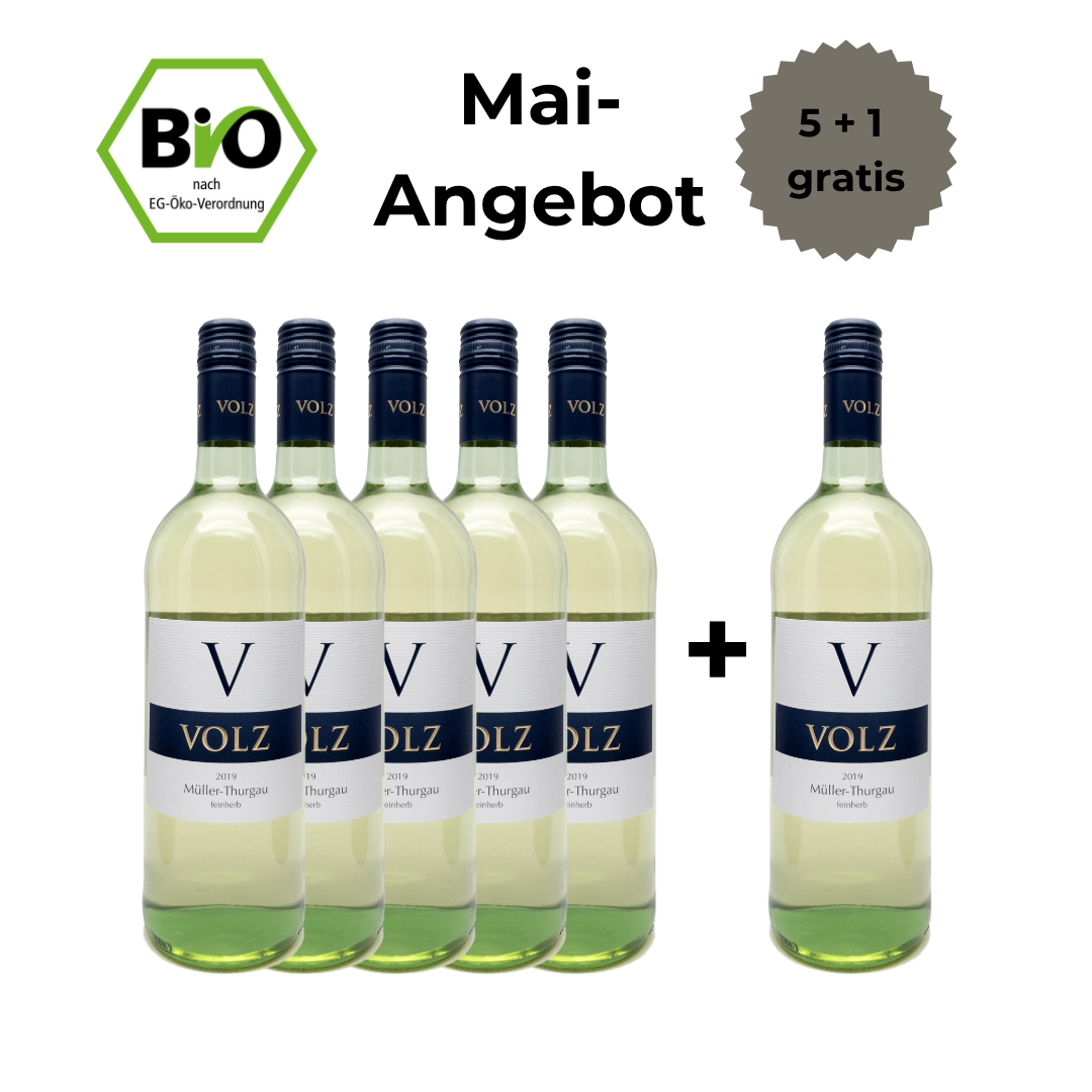 Müller-Thurgau - 5 + 1 Angebot