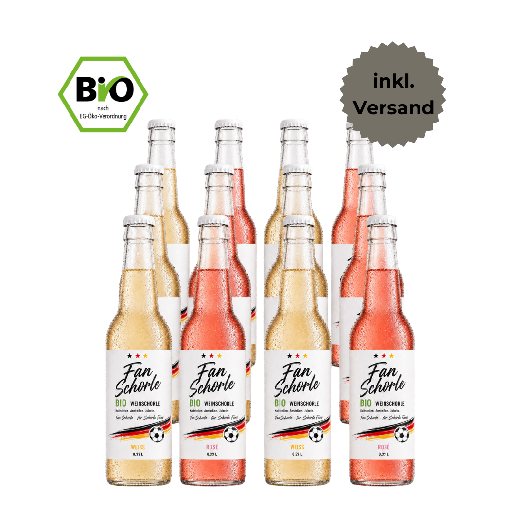 Wine Spritzer mixed package white & rosé - ORGANIC