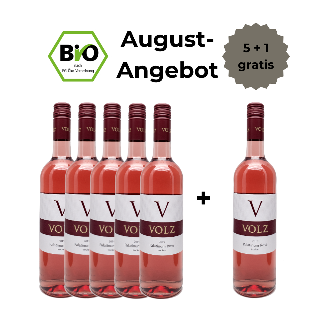2025 Palatinum Rosé - trocken - BIO - 5 + 1 Angebot