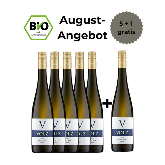 2025 Blanc d'Or - edelsüß - BIO - 5 + 1 Angebot