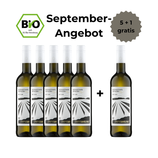 Scheurebe & Riesling (VIELFALT) - feinfruchtig - BIO - 5 + 1 Angebot