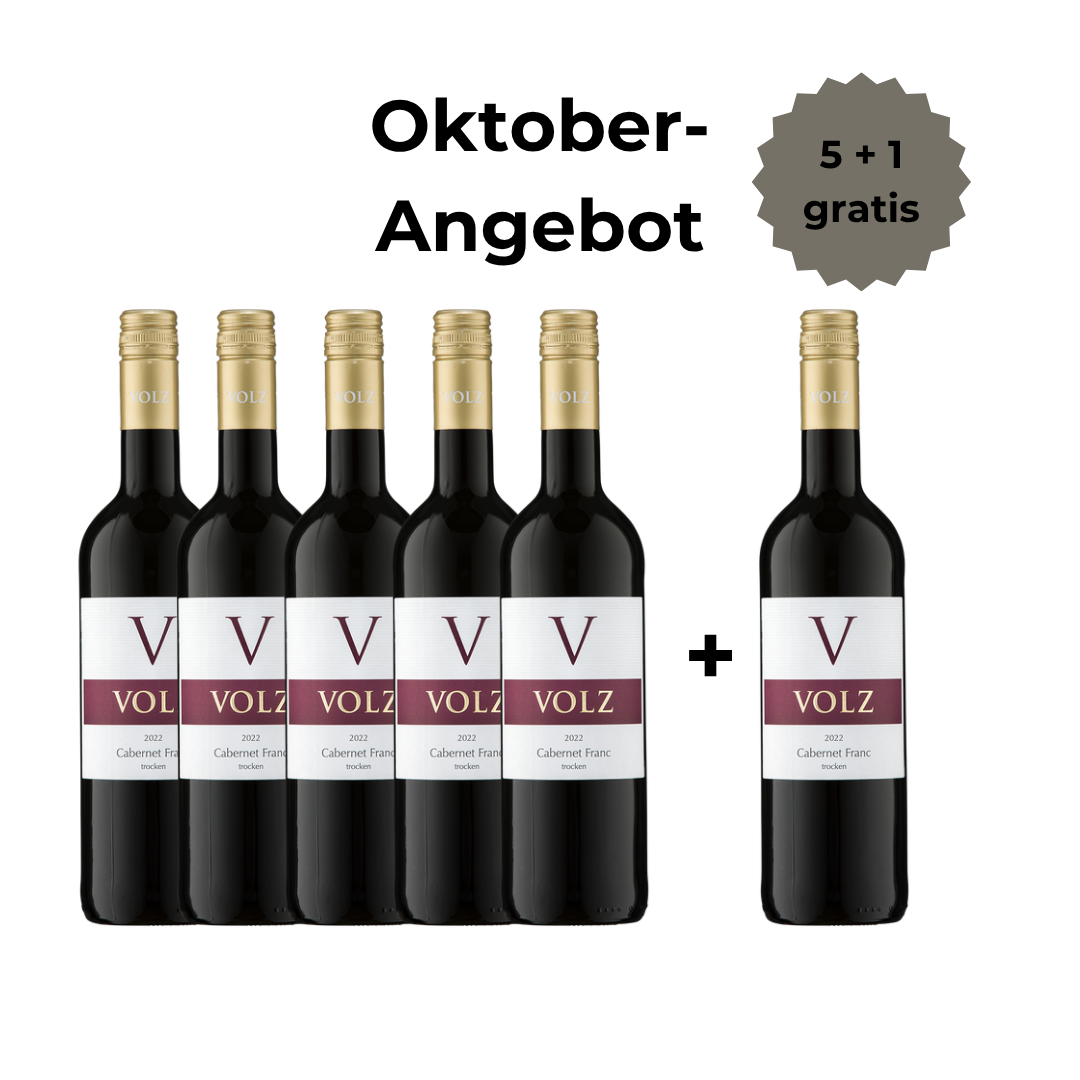 2022 - Cabernet Franc - trocken - 5 + 1 Angebot