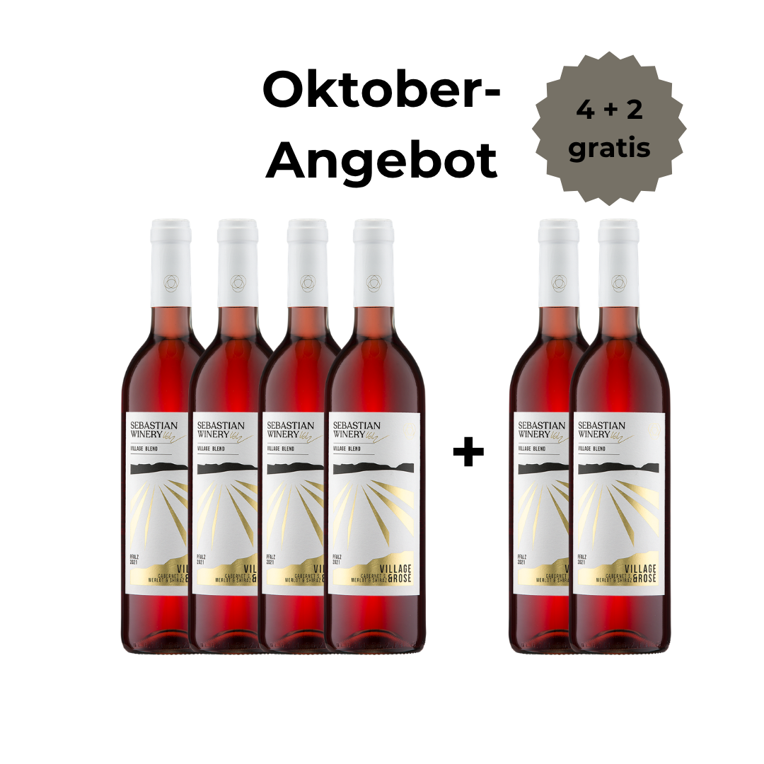 2022 - Village Rosé - Cabernet Sauvignon & Merlot & Shiraz Rosé - trocken - 4 + 2 Angebot