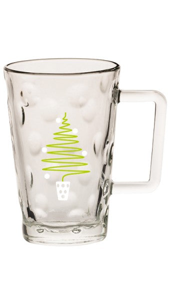 Bio-Glühwein-Bundle Weiß mit Weihnachtstassen