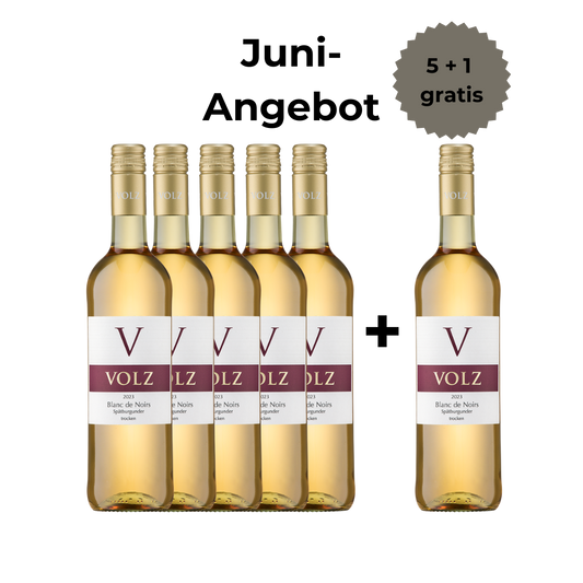 Blanc de Noirs - trocken 5+1 Angebot