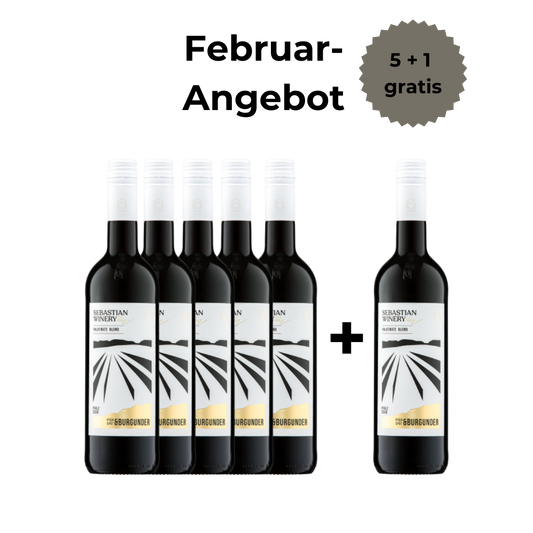 Früh- und Spätbrugunder - trocken - 5+1 Angebot