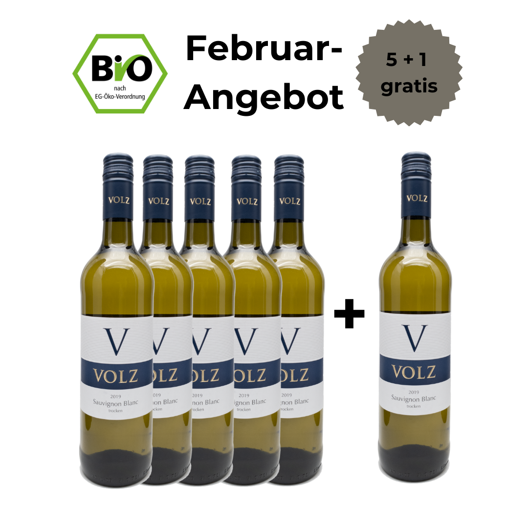 Sauvignon Blanc - trocken - 5+1 Angebot