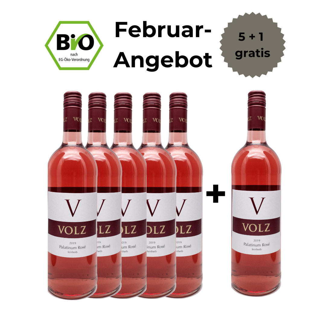 Palatinum Rosé - feinfruchtig - 5+1 Angebot