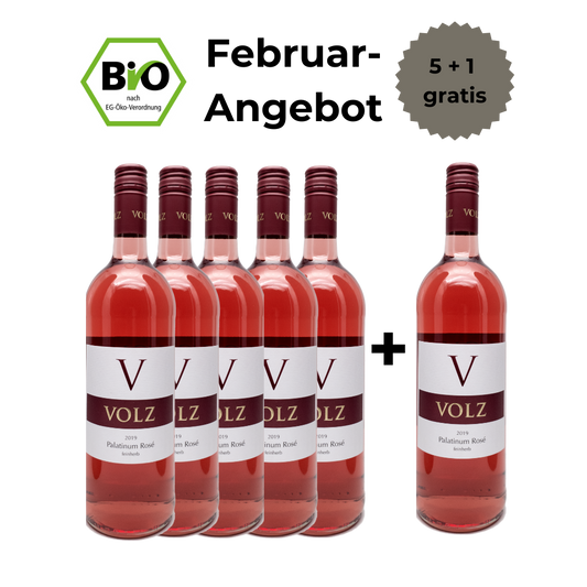 Palatinum Rosé - feinfruchtig - 5+1 Angebot