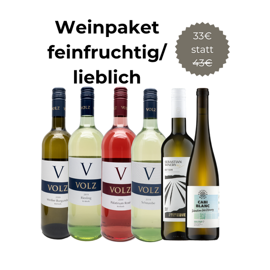Weinpaket feinfruchtig / lieblich