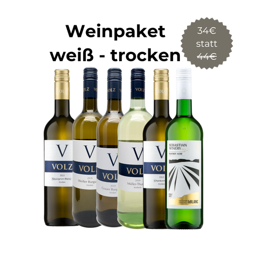 Weinpaket weiß - trocken