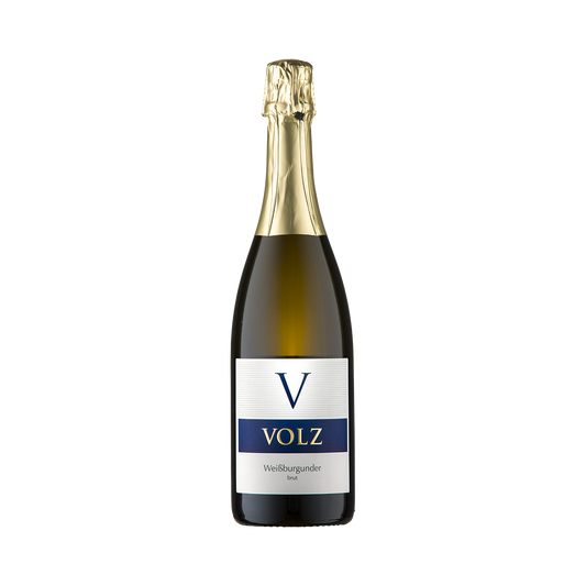 Weißburgunder Sekt brut Volz Essingen Pfalz 