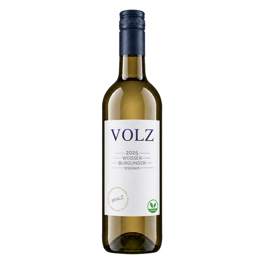 2025 Weissburgunder trocken – Flasche Weißwein vom Weingut Volz & Sohn aus der Pfalz